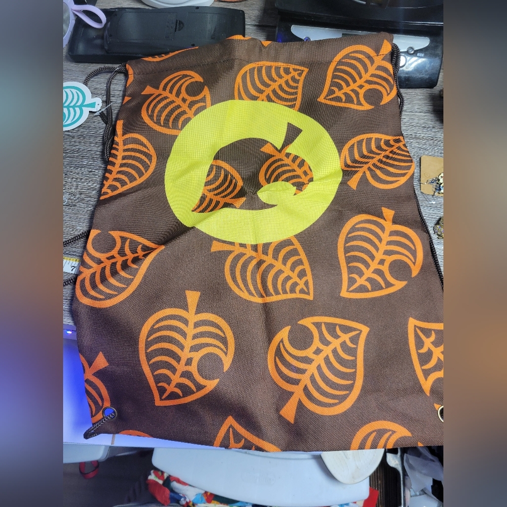 Nintendo Animal Crossing NWT‎ New Horizons Drawstring Backpack